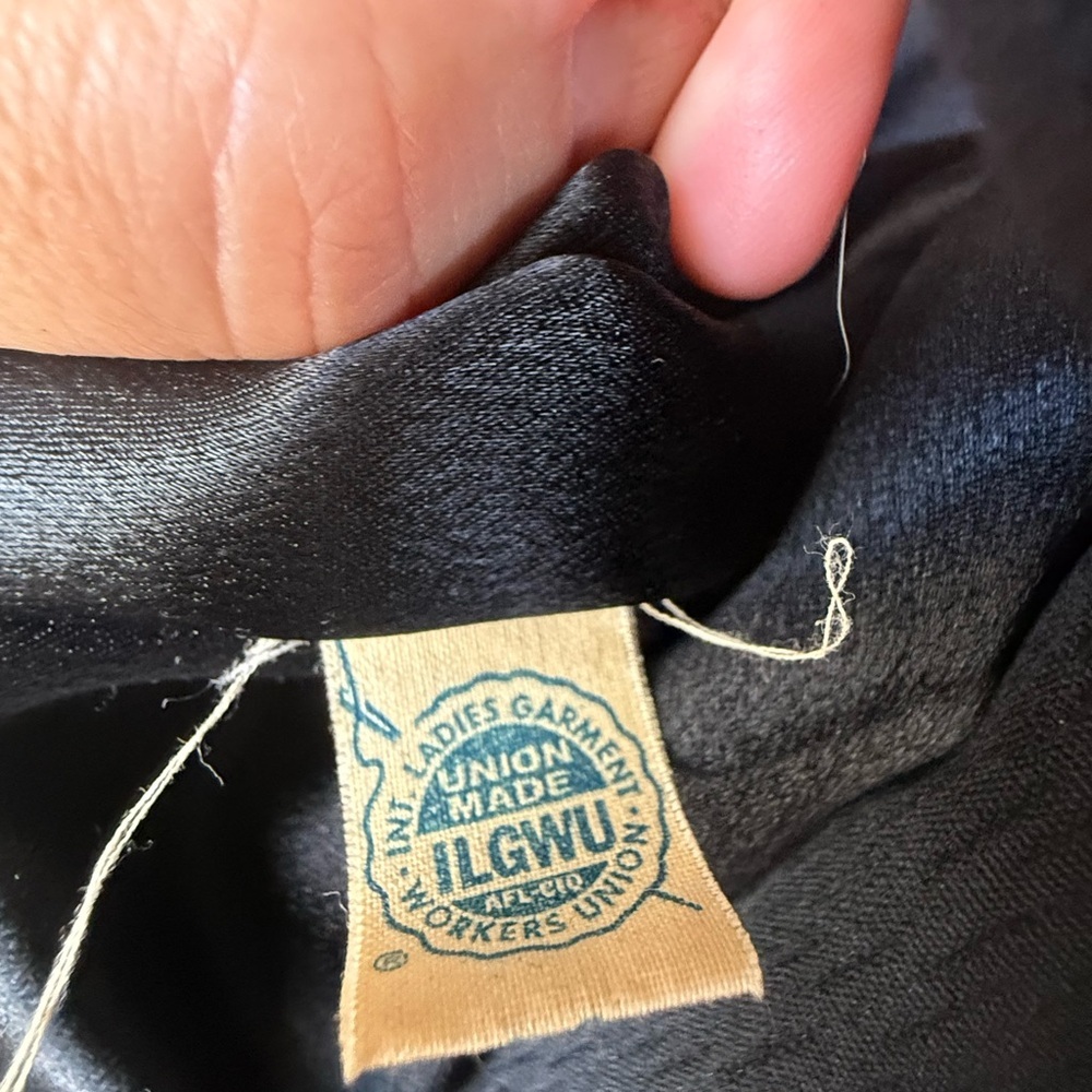 Vintage Union Made Mink Collar Trench Coat 1950s 1960s - Picture 5 of 8